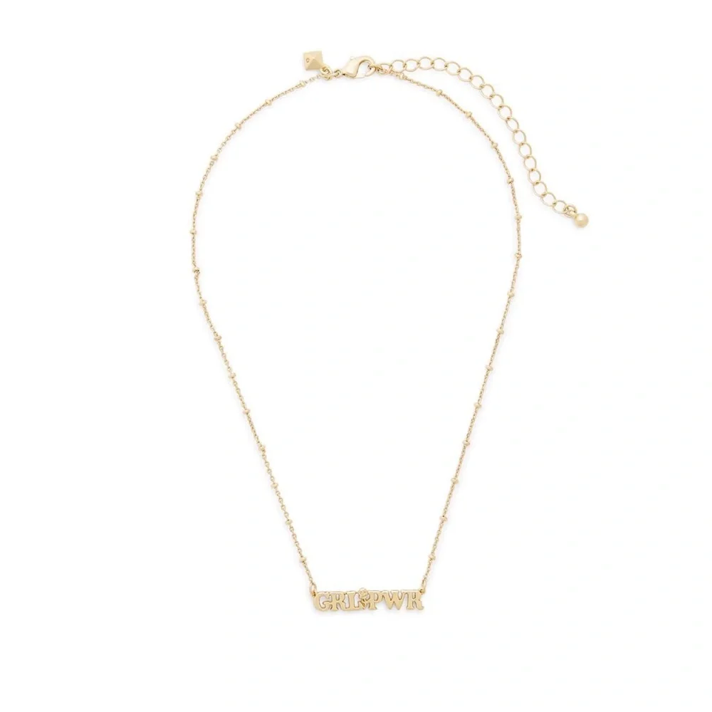 Rebecca Minkoff Grl Pwr Pendant Necklace NWT - Picture 2 of 5